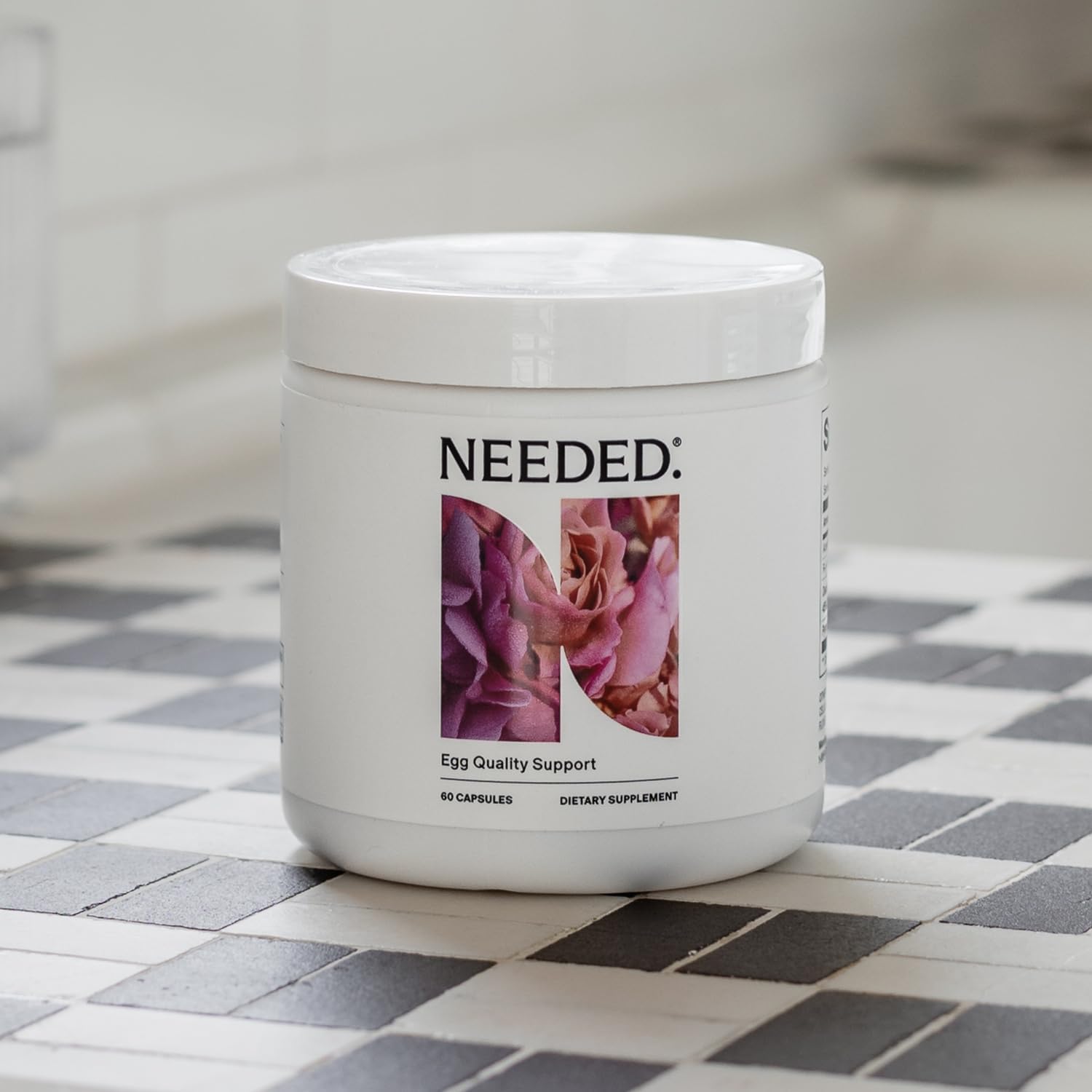 Needed. Egg Quality Support - Optimally Formulated Antioxidants Supplement to Support Egg Quality - Fertility Support - Fertility Supplement for Women - 60 Capsules - 30 Day Supply