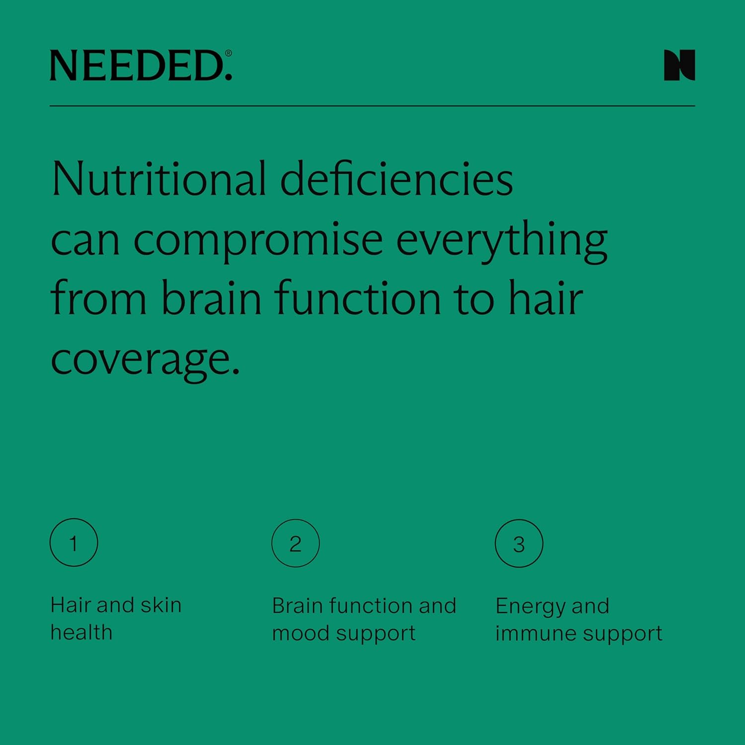 Needed. Multivitamin for Men - 25 Optimal Nutrients for Fertility & Men's Health - Mens Multivitamin with Vitamin D3 2000IU, B12 Vitamins, 200 MCG Selenium - Men's Fertility Supplement, 30 Day Supply